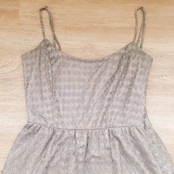 Studio Y Metallic Lace Party Dress -  Size Large - Picture 9 of 10